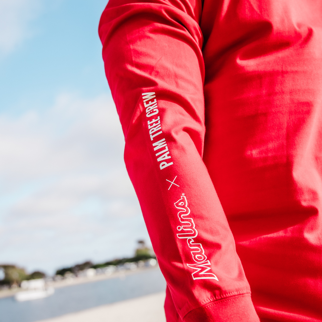 Marlins x PTC Red Long Sleeve