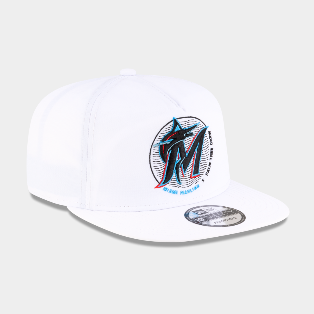 Marlins x PTC White 19TWENTY Adjustable Hat