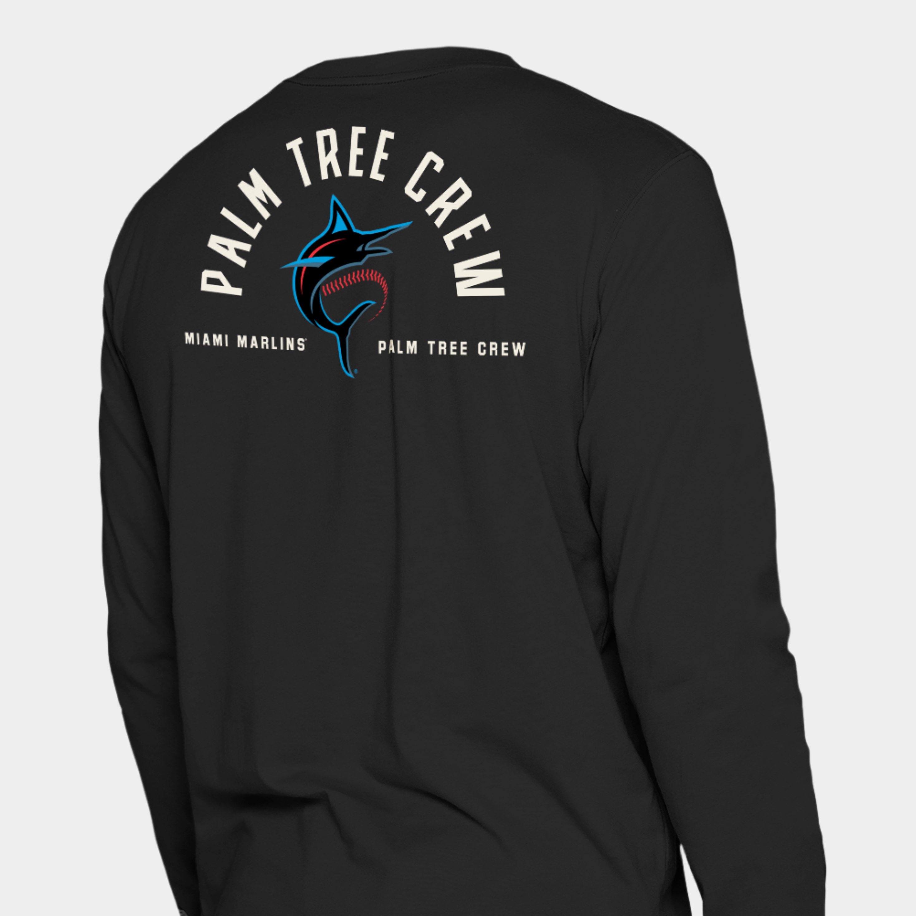Marlins x PTC Black Long Sleeve