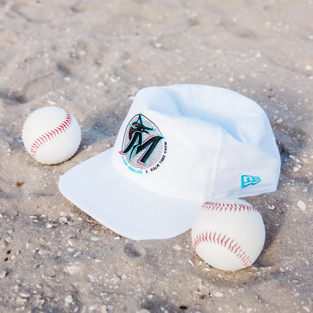 Marlins x PTC White 19TWENTY Adjustable Hat