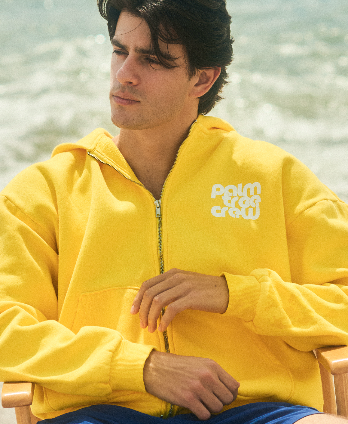 Yellow Crew Zip-Up