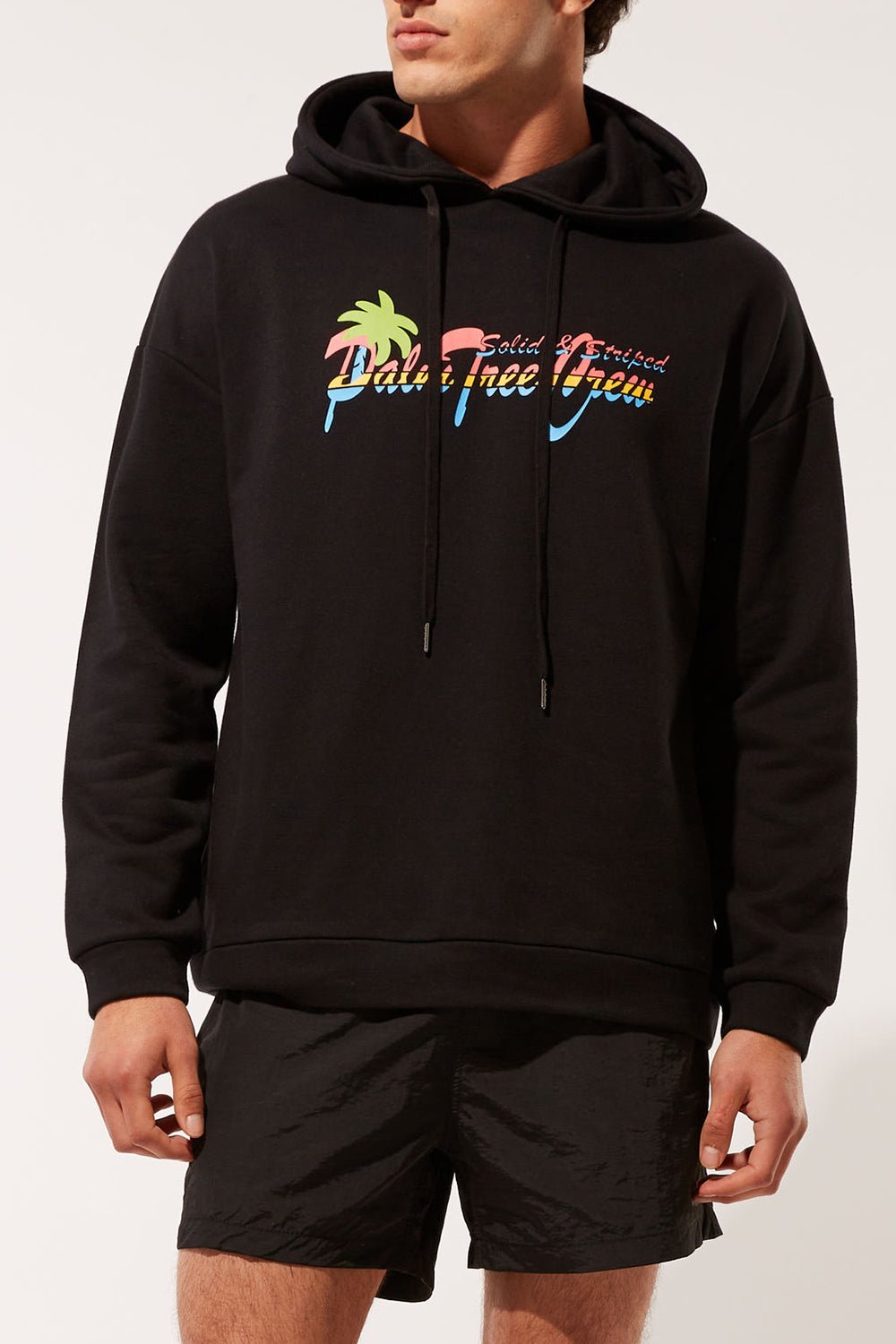 Chest Print Hoodie