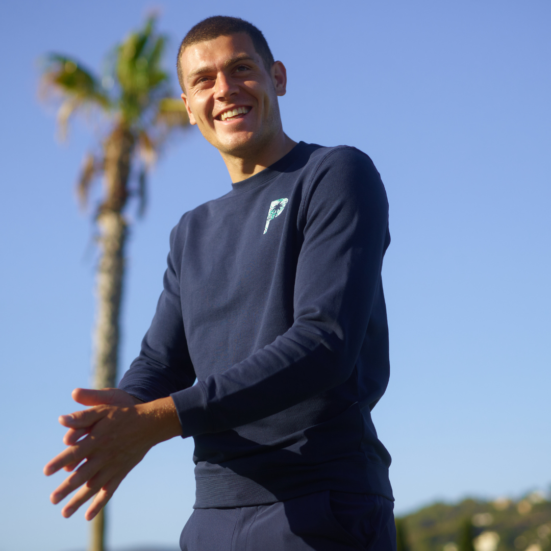 コラボ【PUMA x PALM TREE CREW】Glitch Graphic クルートップス Puma x PTC Glitch Graphic Golf Crewneck – PUMA Golf