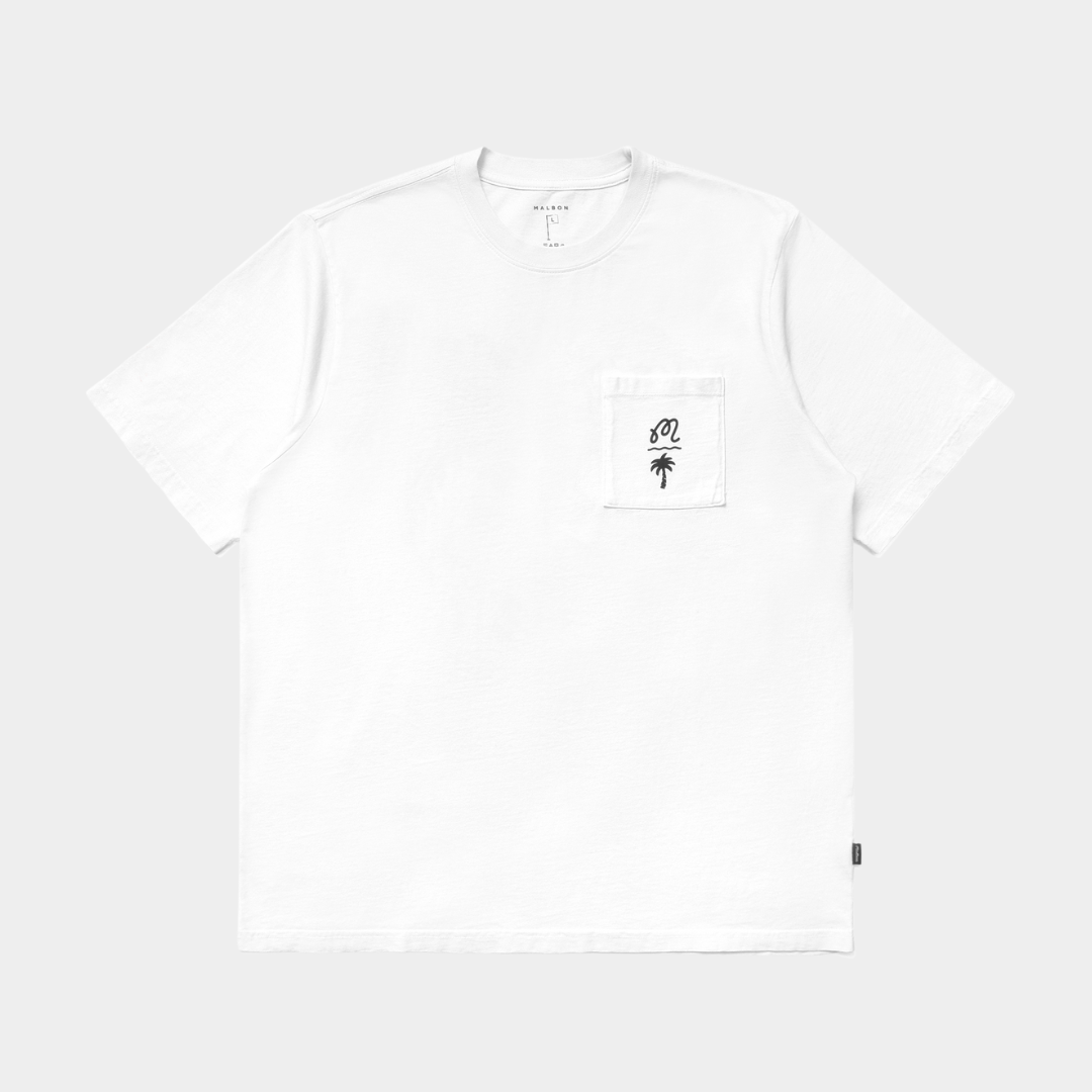 【MALBON】Palmtree Graphic Round Tee ■MAN Malbon x PTC Tee
