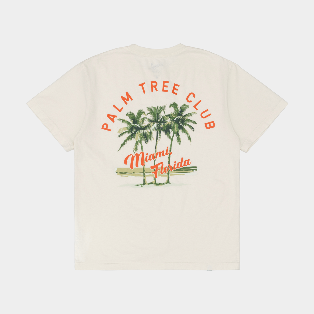Miami Back Palms Tee