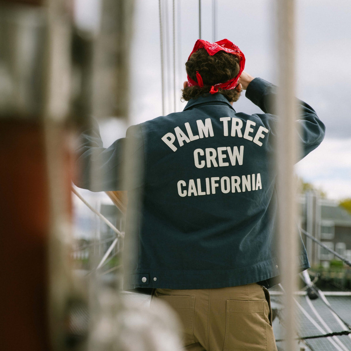 Palm Tree California Sailing Jacket