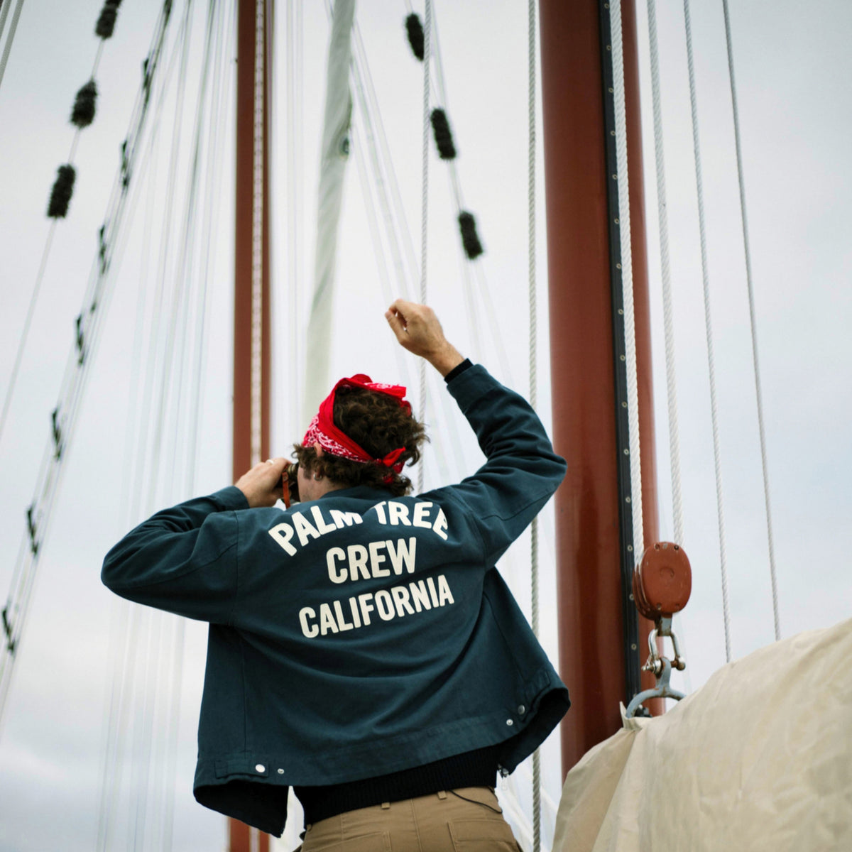 Palm Tree California Sailing Jacket