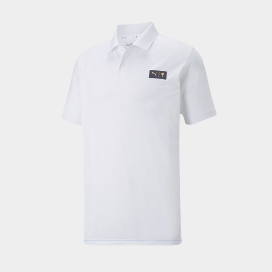 Palm Tree Crew ホワイトポロシャツ PTC X PUMA GOLF