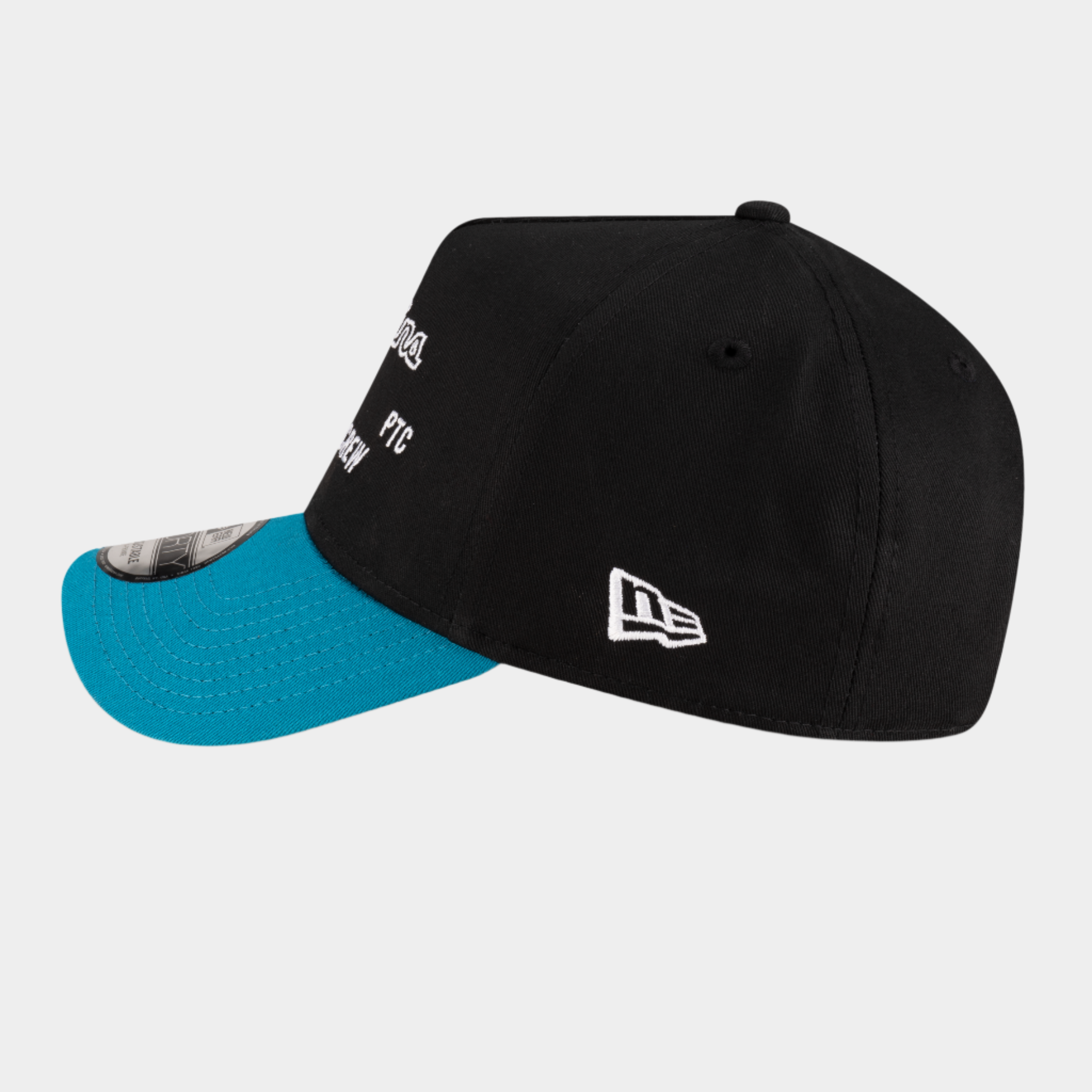 Marlins x PTC Black 9FORTY A-Frame Snapback Hat