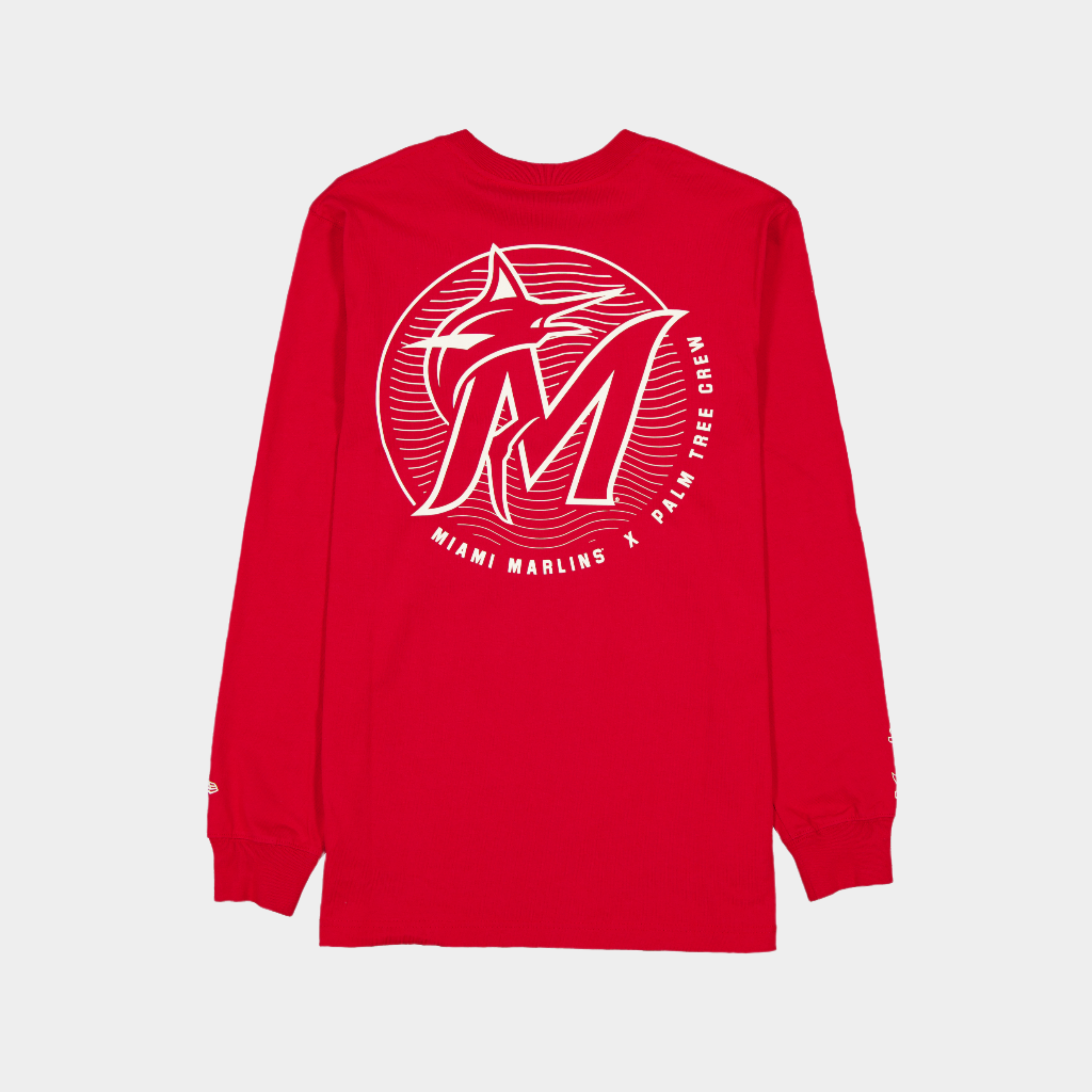 Marlins x PTC Red Long Sleeve