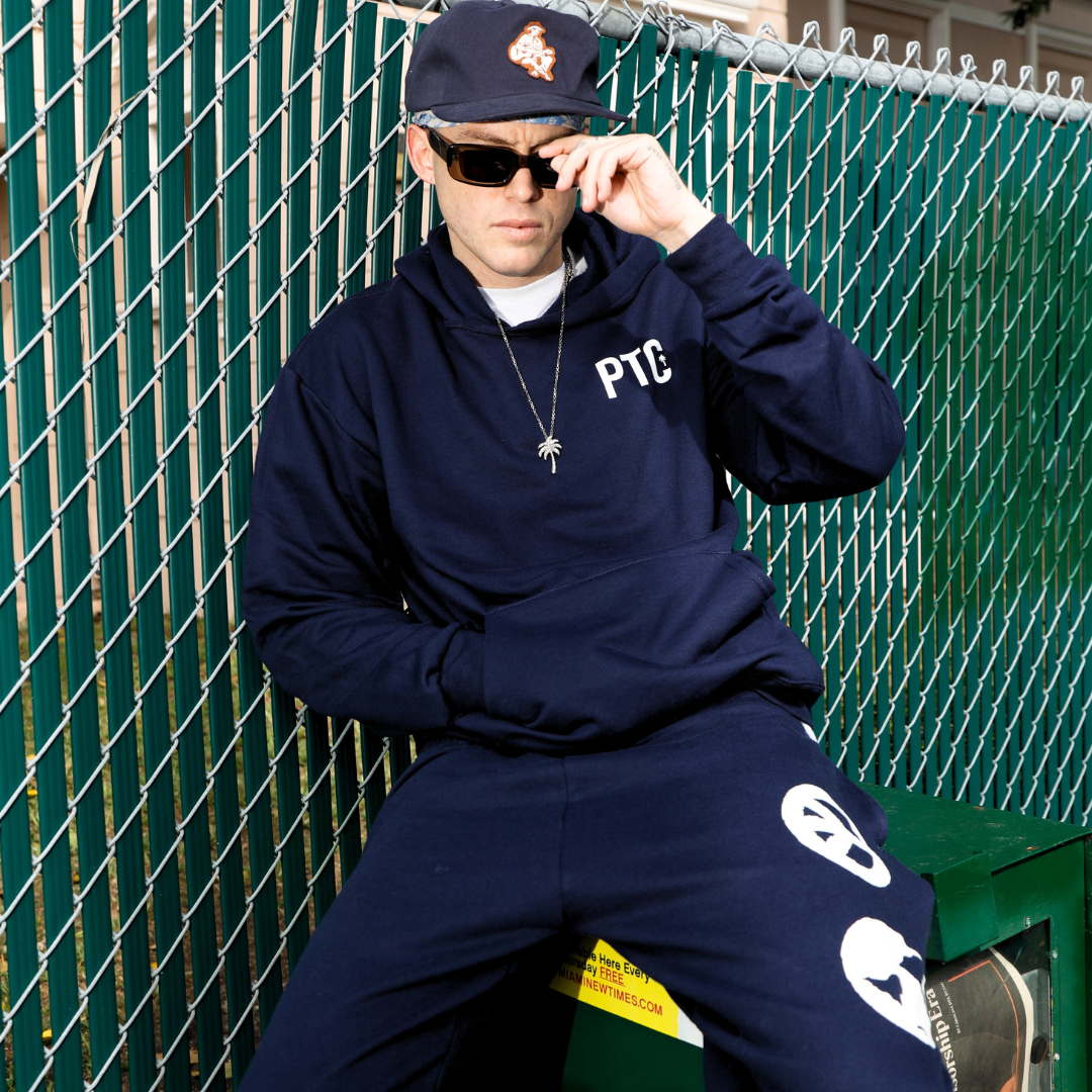 トップス Palm tree sweatshirt / navy Palm Tree Graphic Sweatshirt Dark Navy - Covernat | 60