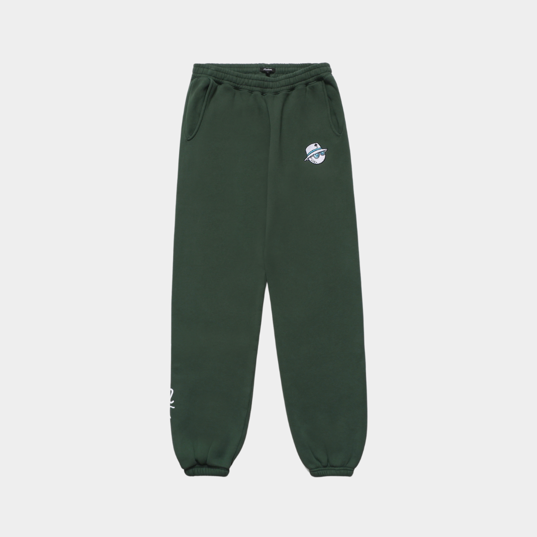 【MALBON】 Malbon Script Sweatpants ■MAN / 追跡付 Malbon Script Golf Sweatpants Brown- FW22 Men – Golfio