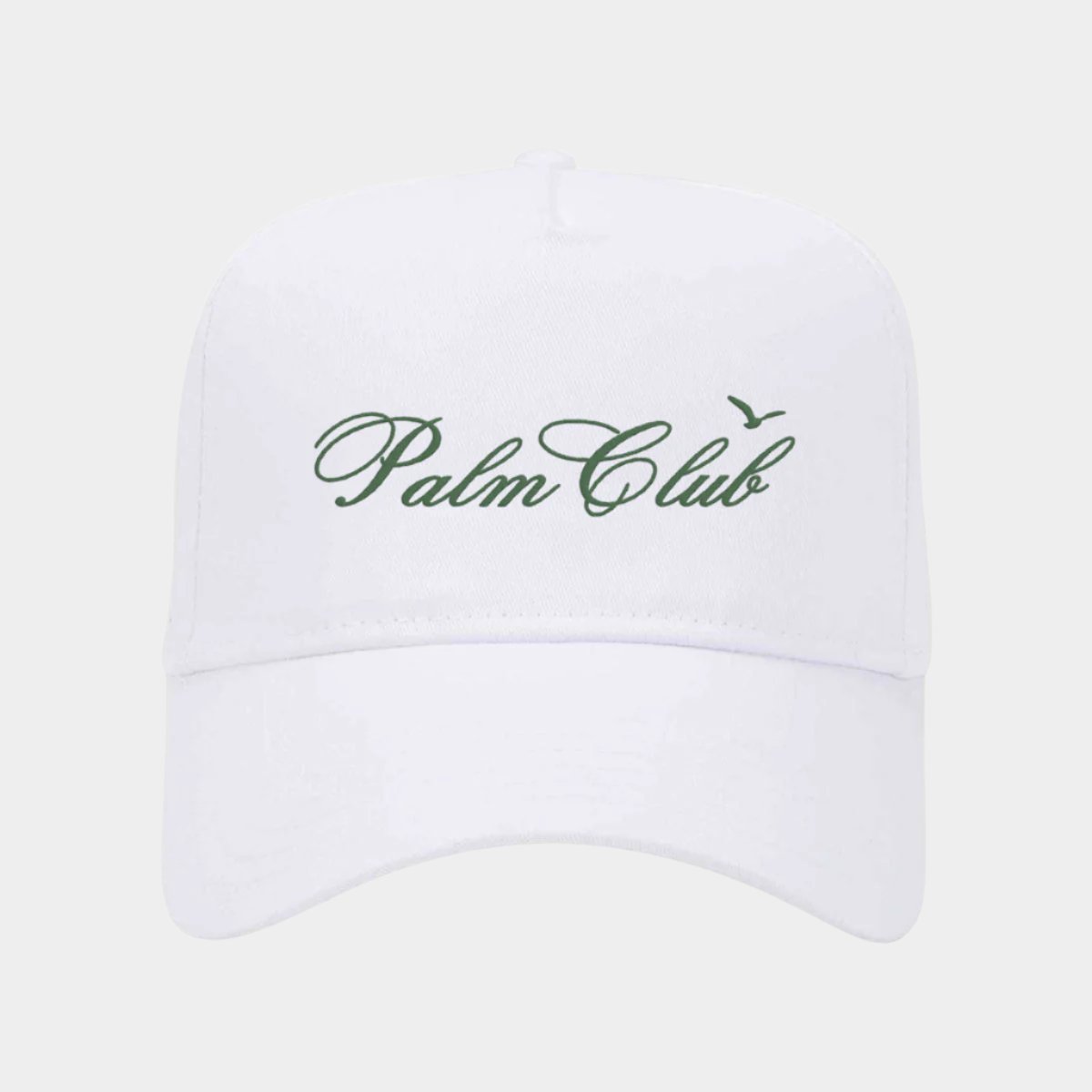 The Palm Club Hat White
