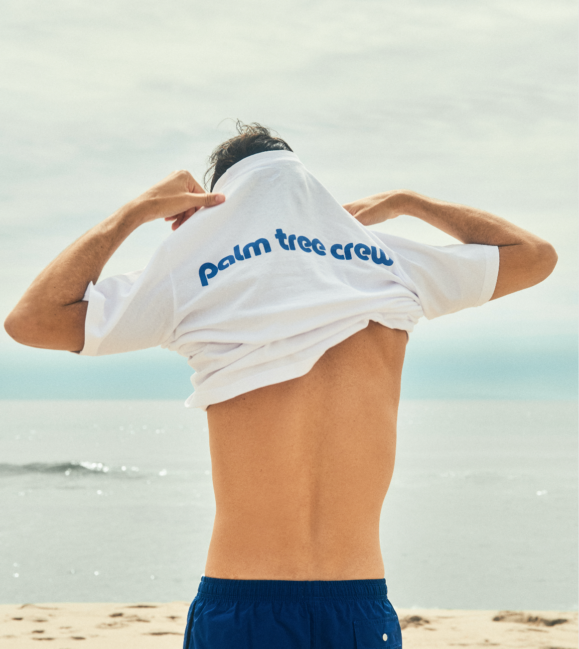 White Crew Tee