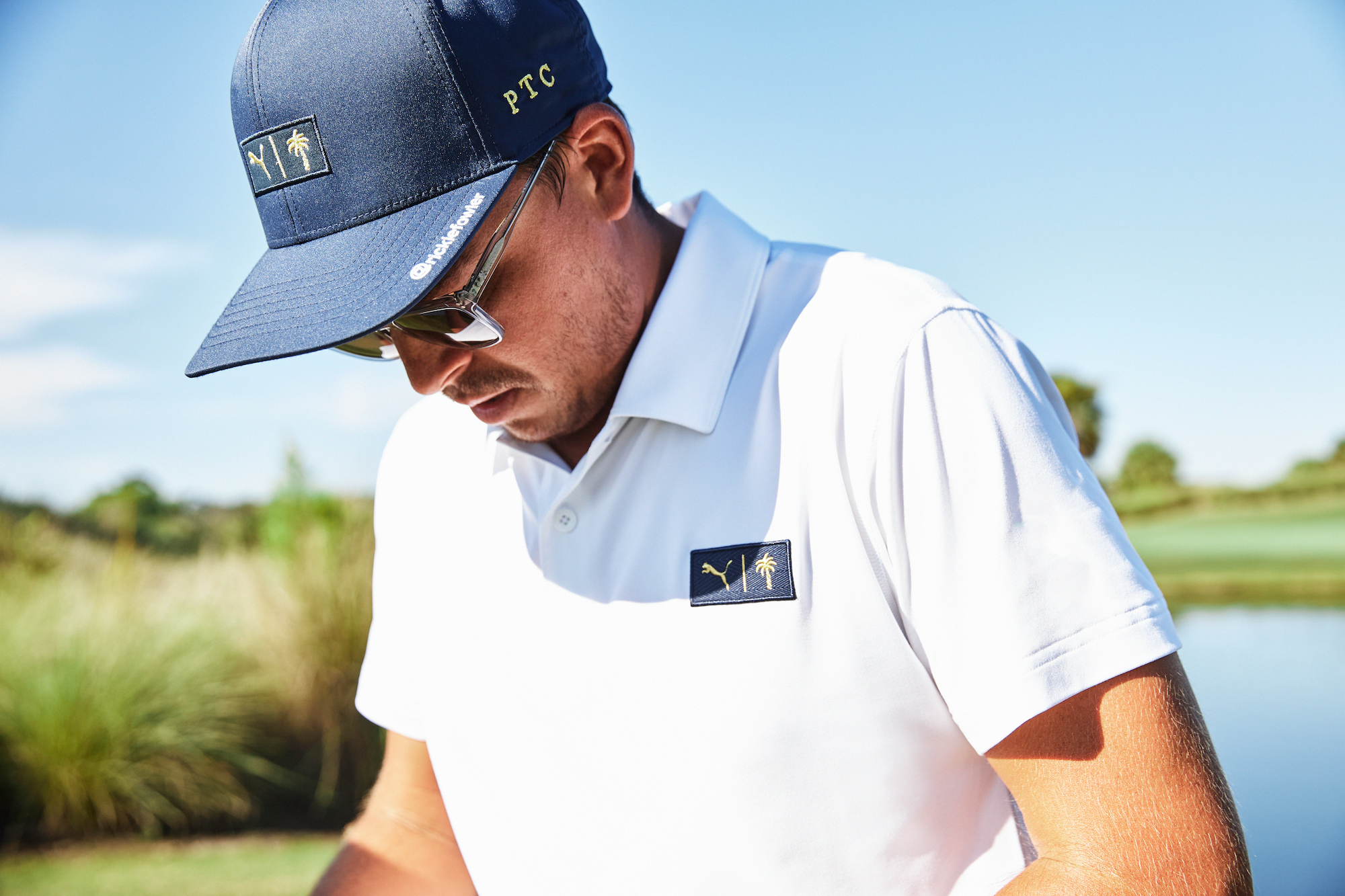 Palm Tree Crew ホワイトポロシャツ PUMA x PTC Logo Polo